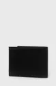 Kožená peňaženka + kľúčenka Emporio Armani čierna