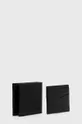 Calvin Klein Jeans Portfel i etui na karty skórzane K50K507242.4890 czarny