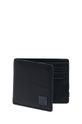 Kožená peněženka Herschel černá