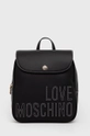 czarny Love Moschino Plecak Damski