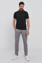 Тениска с яка Polo Ralph Lauren 710842621001 черен AW21