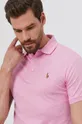ružová Polo tričko Polo Ralph Lauren
