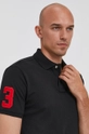 čierna Polo tričko Polo Ralph Lauren