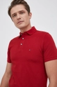 czerwony Tommy Hilfiger Polo