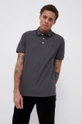 szary Produkt by Jack & Jones Polo bawełniane