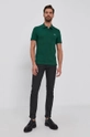 Lacoste cotton polo shirt green