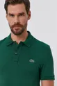 zelená Bavlnené polo tričko Lacoste