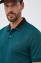 Boss Polo de bumbac verde 50464267