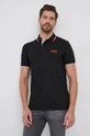 czarny BOSS polo BOSS ATHLEISURE