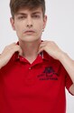 Superdry Polo de bumbac rosu M1110257A.WA7