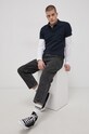 Superdry Polo de bumbac M1110250A.98T bleumarin AW21