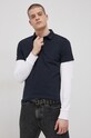 Superdry Polo bawełniane granatowy M1110250A.98T
