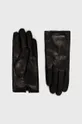 μαύρο Δερμάτινα γάντια Calvin Klein Γυναικεία