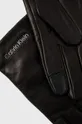 Calvin Klein Rękawiczki skórzane czarny