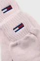 Γάντια Tommy Jeans ροζ