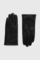 μαύρο Δερμάτινα γάντια Samsoe Samsoe Γυναικεία