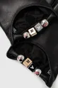 Karl Lagerfeld Rękawiczki skórzane 215W3602 czarny