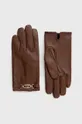 коричневий Шкіряні рукавички Lauren Ralph Lauren Жіночий