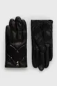 чёрный Кожаные перчатки Karl Lagerfeld Женский