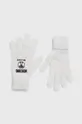 λευκό Μάλλινα γάντια Moschino Γυναικεία