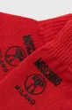 Moschino rękawiczki wełniane czerwony