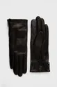 μαύρο Δερμάτινα γάντια AllSaints Γυναικεία