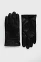 μαύρο Δερμάτινα γάντια Boss BOSS CASUAL Ανδρικά