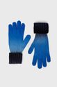 niebieski PS Paul Smith Rękawiczki wełniane Męski