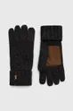 γκρί Μάλλινα γάντια Polo Ralph Lauren Ανδρικά