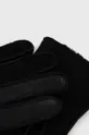 Rokavice iz semiša UGG črna