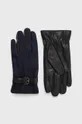 σκούρο μπλε Δερμάτινα γάντια Strellson Ανδρικά
