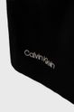 Šátek z vlněné směsi Calvin Klein černá