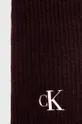 Calvin Klein Jeans Szalik z domieszką wełny K60K608370.4890 bordowy