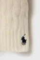 Вовняний шарф Polo Ralph Lauren бежевий