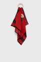 červená Šatka s prímesou hodvábu Polo Ralph Lauren Dámsky