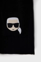 Karl Lagerfeld Szalik z domieszką wełny 206W3318 czarny