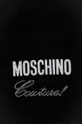 Μάλλινο κασκόλ Moschino μαύρο