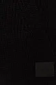 AllSaints szalik z domieszką wełny czarny
