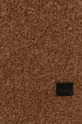 AllSaints szalik wełniany brązowy