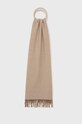 Superdry Szalik wełniany wełna beżowy M9310043A.5PF