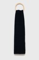 Lyle & Scott Szalik wełniany dzianina granatowy SV305CL.Z271