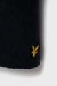 Kratki vuneni šal Lyle & Scott mornarsko plava