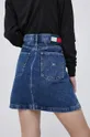 Rifľová sukňa Tommy Jeans  100% Organická bavlna