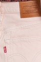 Rifľová sukňa Levi's 77882.0043 ružová