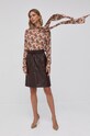 BOSS Spódnica 50457263 50457263 bordowy AW21