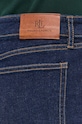 Τζιν φούστα Lauren Ralph Lauren σκούρο μπλε 200813134001