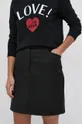 μαύρο Μάλλινη φούστα Love Moschino Γυναικεία