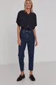 Levi's jeansy High Waisted Mom Jeans granatowy