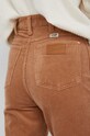 Wrangler Spodnie sztruksowe brązowy W2H2A2H20