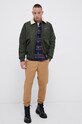 Lee Spodnie L70RQF78 brązowy AW21